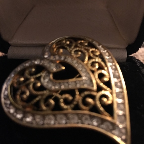 Heart brooch - Picture 3 of 3